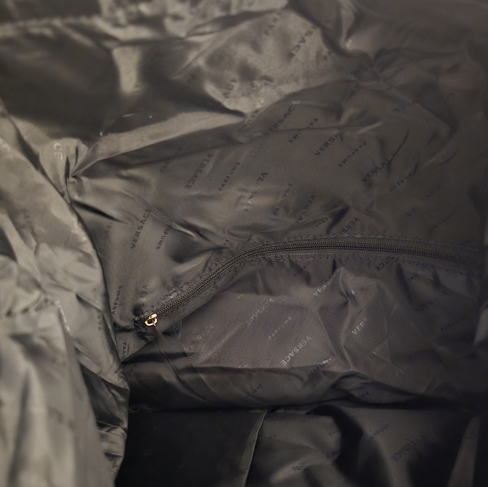 Nwot Versace Black Convertable Backpack - image 3